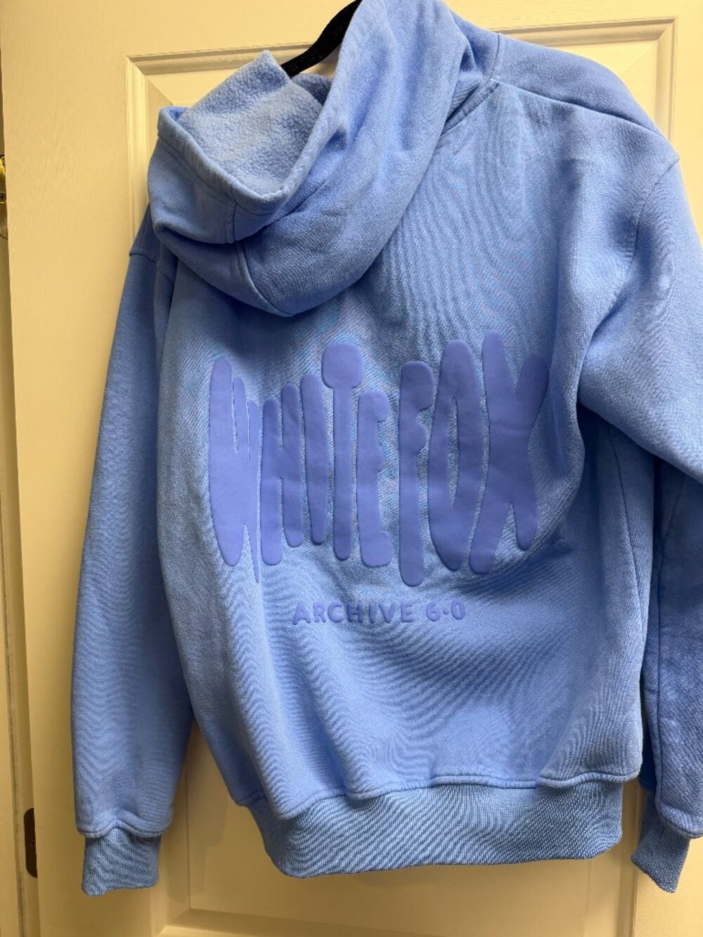White Fox Archive 6.0 Oversized Hoodie Blue - Size XXS/XS